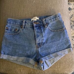 Forever 21 Blue Denim Women's Shorts